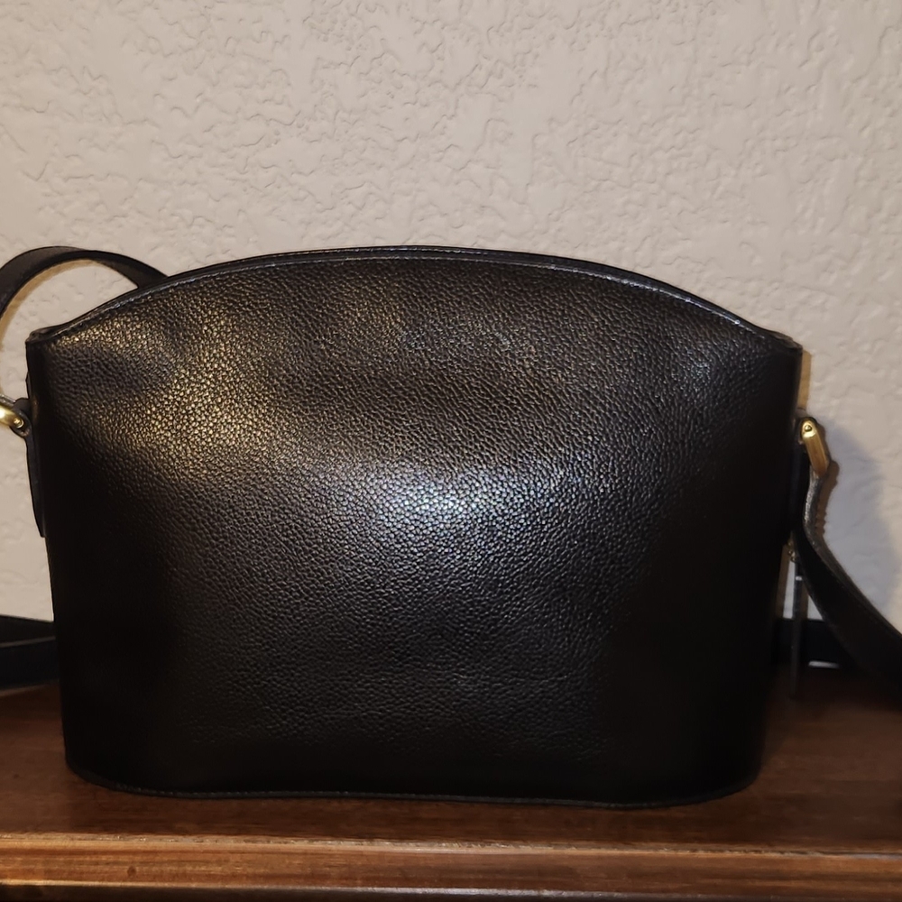 Coach Black Vintage Rare 1993 Madison Regis Shoulder/ Crossbody. COA Included
